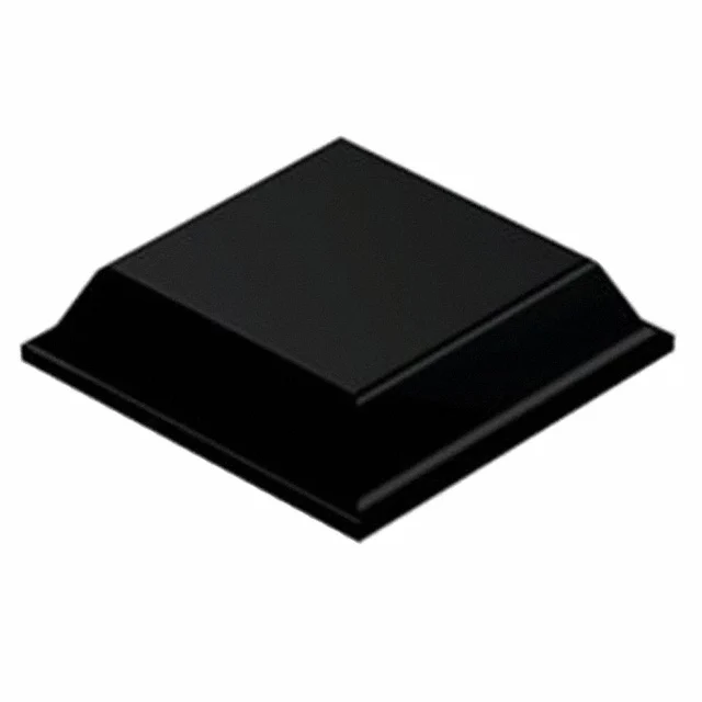 BUMPER SQUARE 0.5"L X 0.5"W BLK