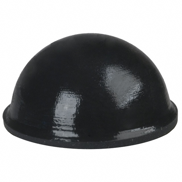 BUMPER CYLINDRICAL 0.63" DIA BLK