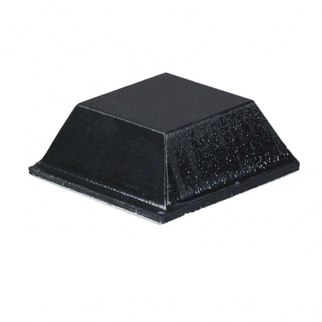 BUMPER SQU 0.812"L X 0.812"W BLK