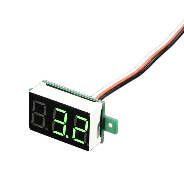 VOLTMETER 0-99.9VDC LED CHAS MNT