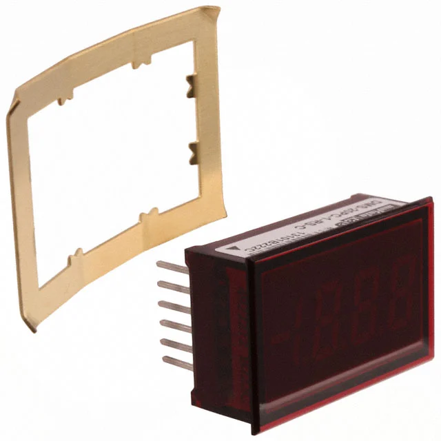 VOLTMETER 200MVDC LED PANEL MNT