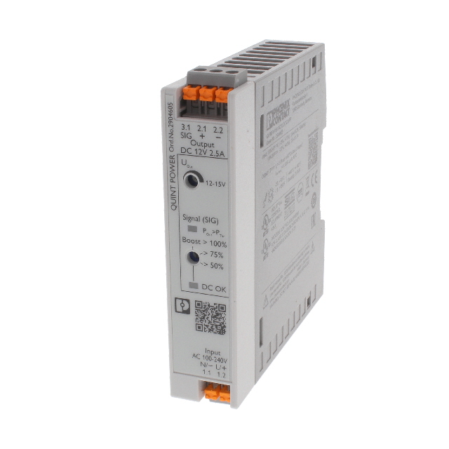 AC/DC DIN RAIL SUPPLY 12V 30W