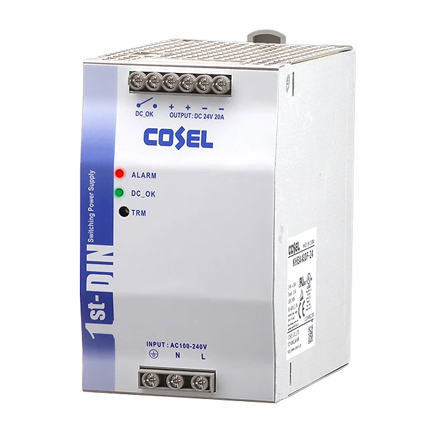AC/DC DIN RAIL SUPPLY 24V 480W