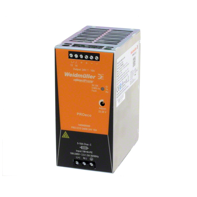AC/DC DIN RAIL SUPPLY 24V 240W