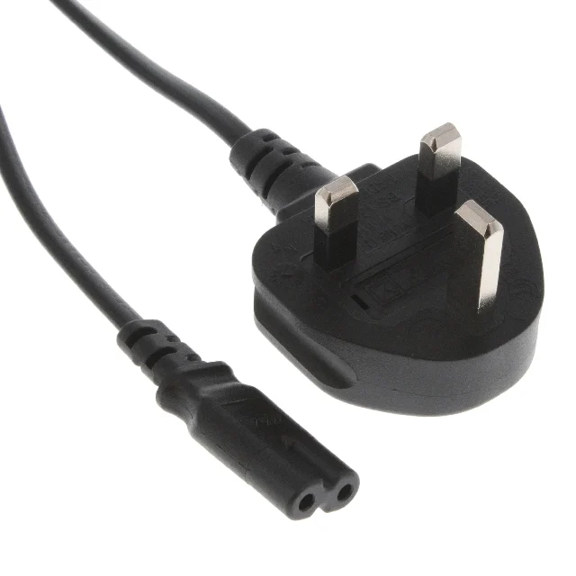 CORD 18AWG BS1363-IEC320/C7 6.56