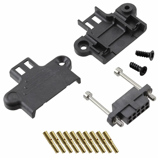 CONN RCPT 10POS CRIMP 24-28AWG