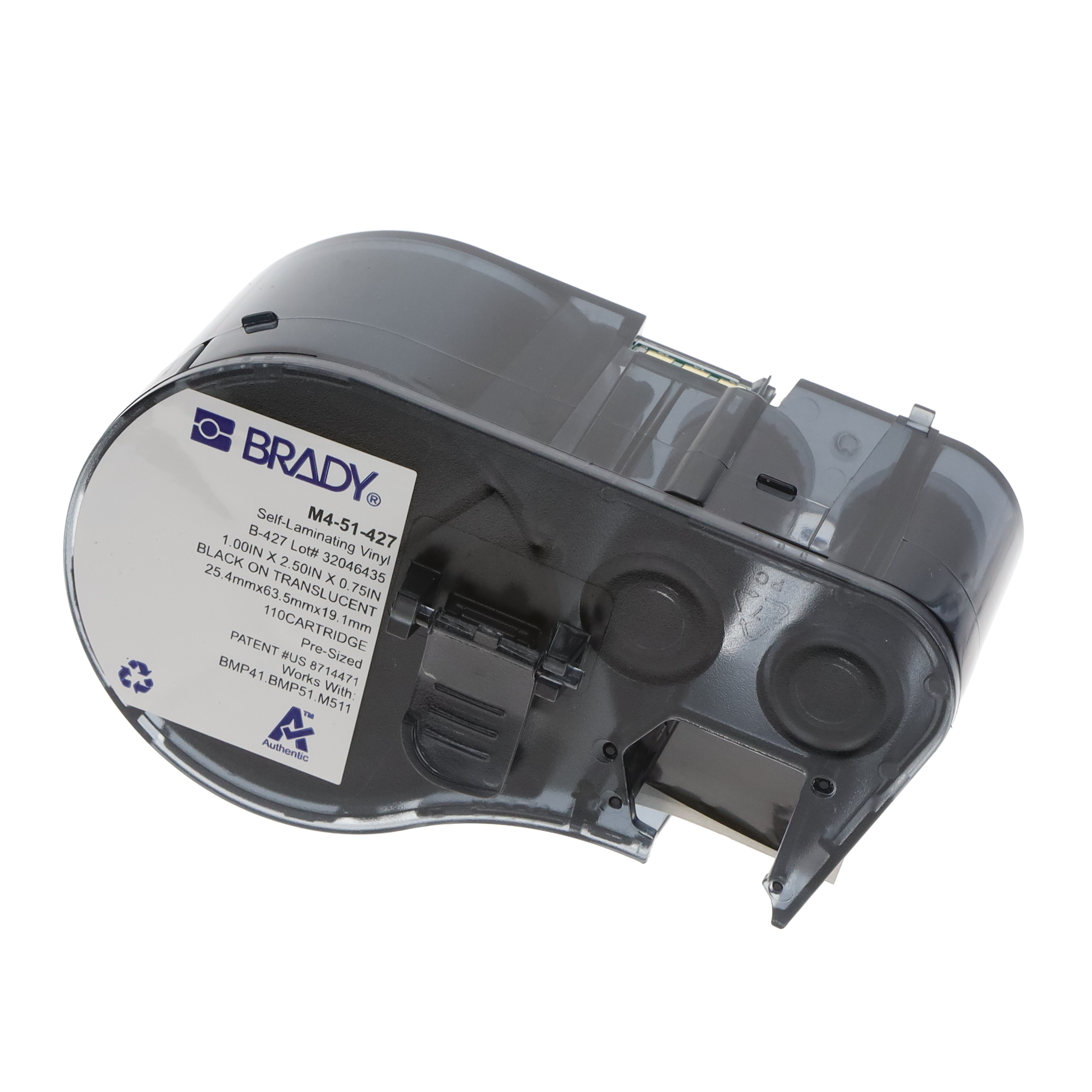 VINYL WRAP LBLS 2.5X1 RL/110