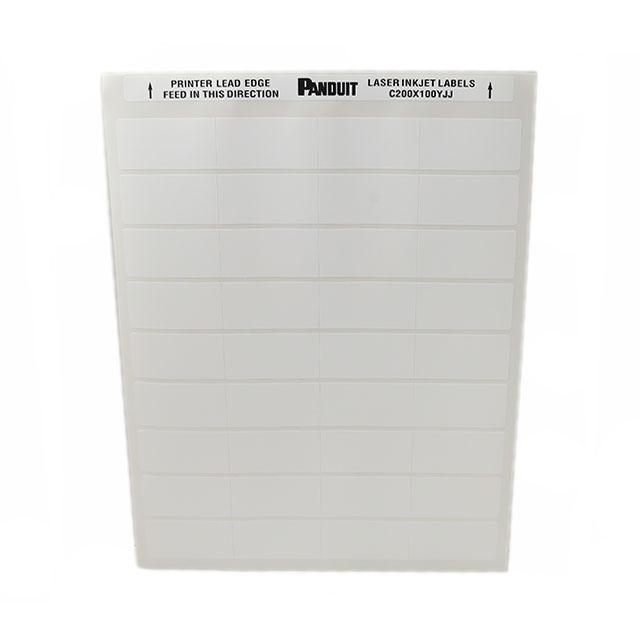 2 X 1" WHITE POLYESTER LABEL