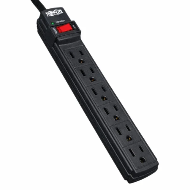 SURGE PROTECT STRIP 6 OUTLET 6FT