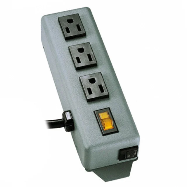 POWER STRIP 7.38"15A 3OUT 6'CORD POWER STRIP 7.38"15A 3OUT 6'CORD