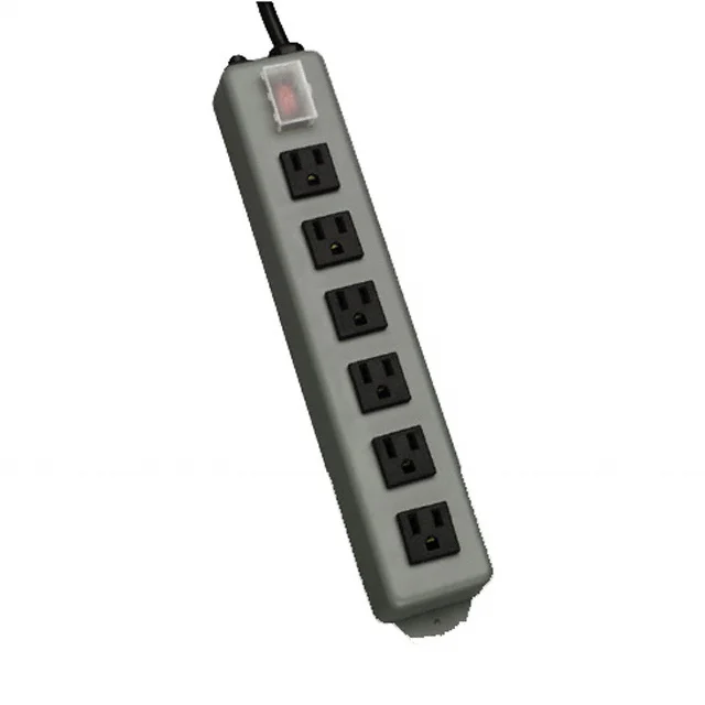 POWER STRIP 12.5" 6OUT 15'CORD POWER STRIP 12.5" 6OUT 15'CORD