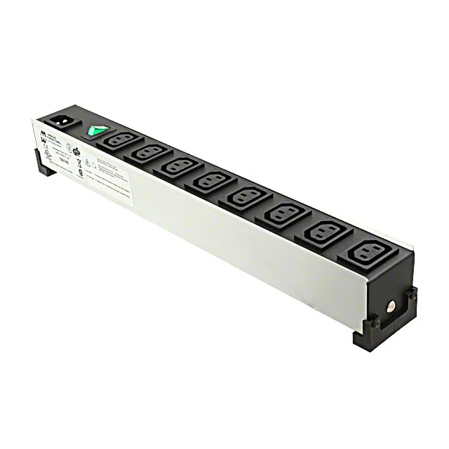 POWER STRIP 17" 10A 230VAC 8OUT