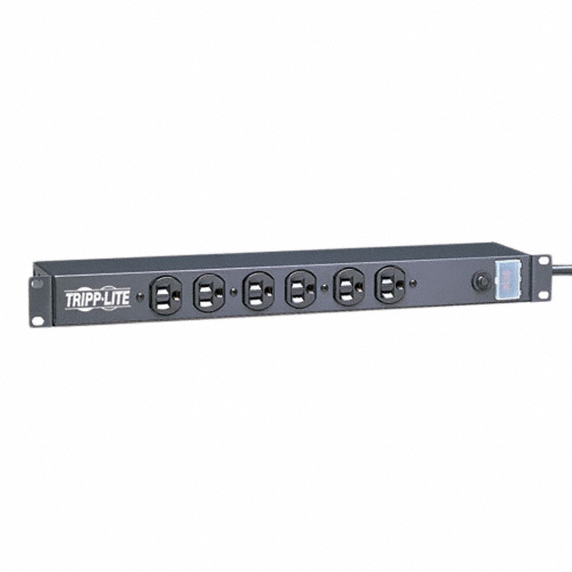 POWER STRIP 15A 6OUT 19" RACK