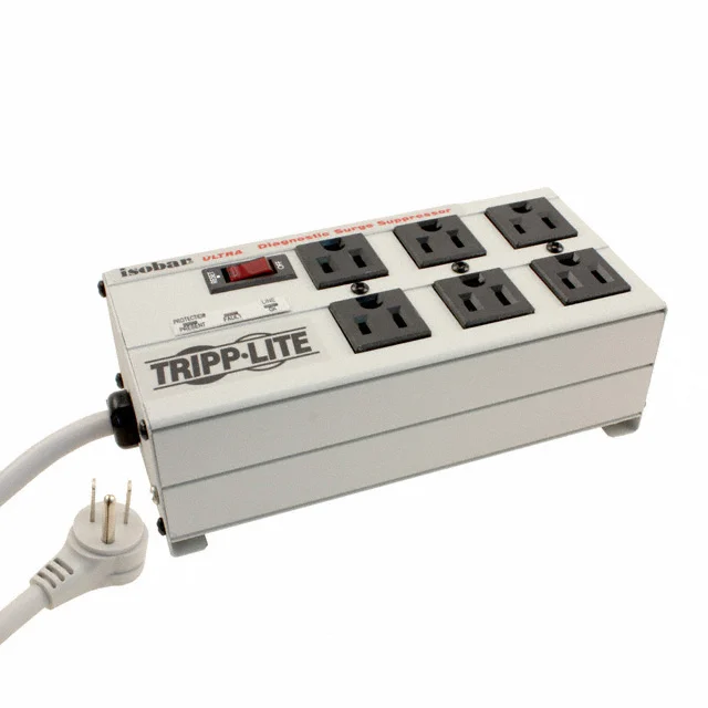 SURGE SUPPRSSR 6OUT 6'CORD W/LED