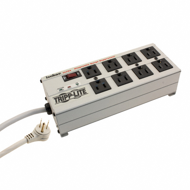 SURGE SUPPR 8OUT 12'CORD W/LED