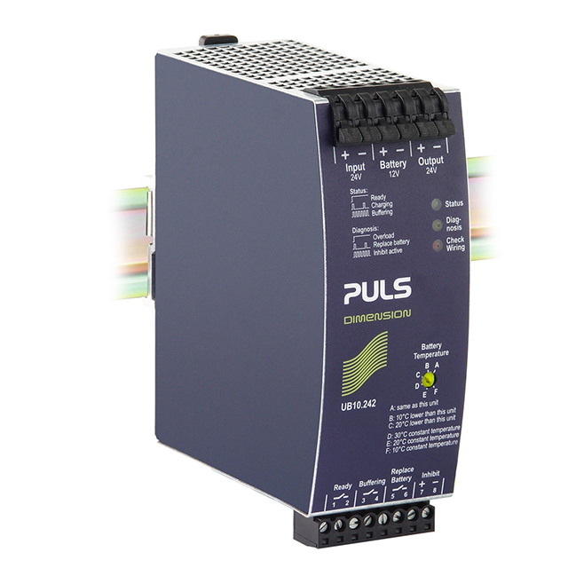 DIN RAIL UPS CONTR 24V 17-130AH