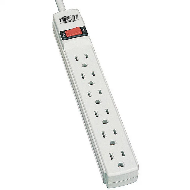 SURGE SUPPRESSOR 6 OUT 2' CORD SURGE SUPPRESSOR 6 OUT 2' CORD