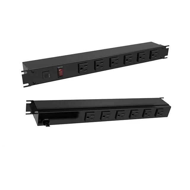 POWR STRP 19"15A 8OUT 15'CRD BLK