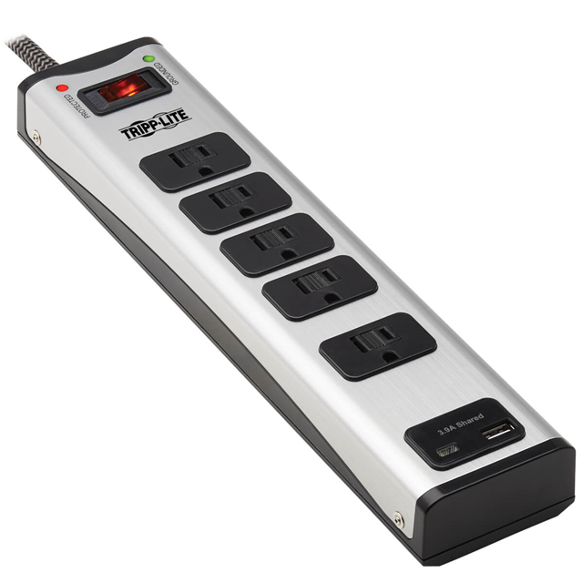 5-OUTLET SURGE PROTECTOR WITH 1