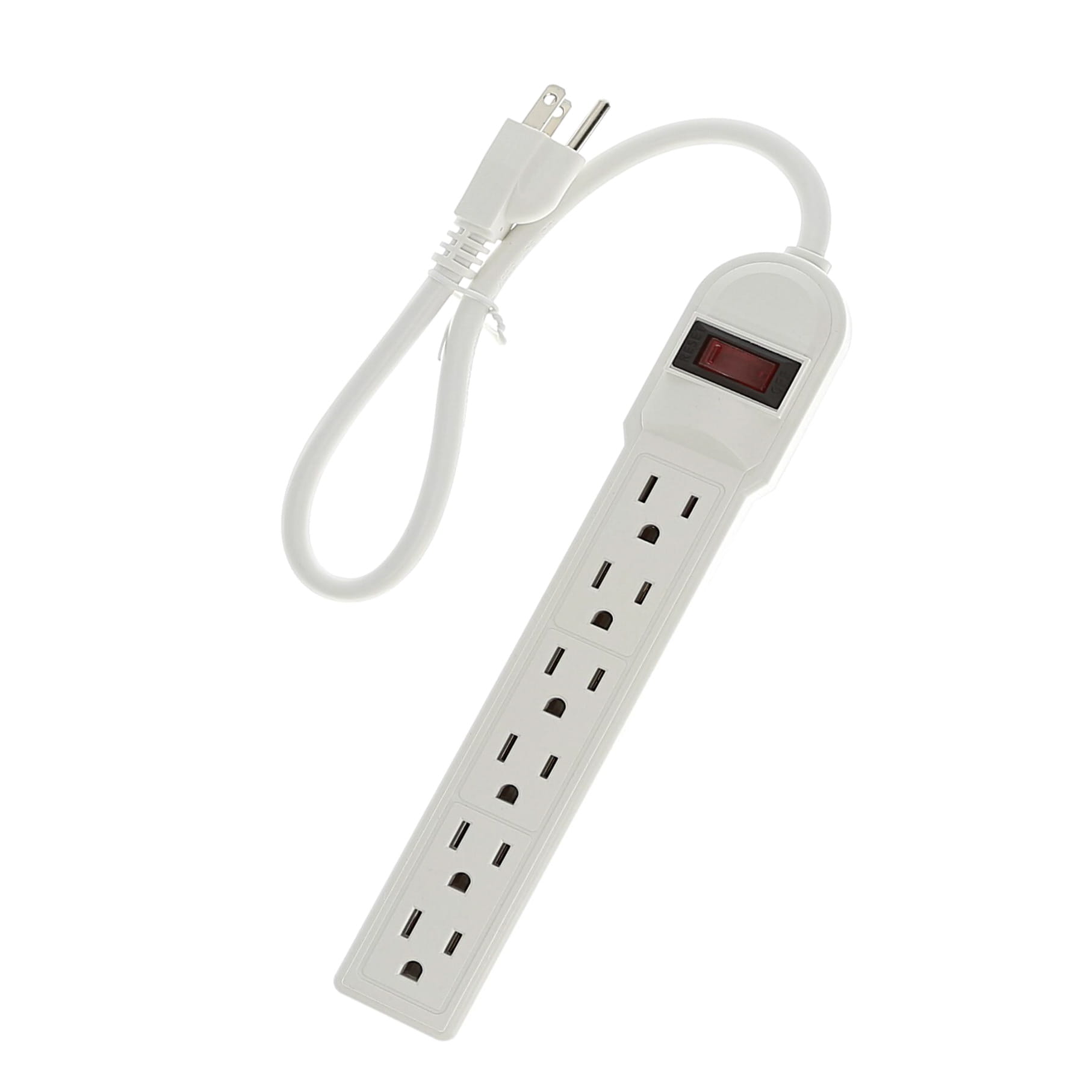 1.5 Ft 6-Outlet Surge Protector