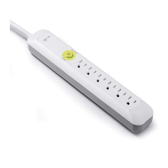 Surge Protector, 6 Outlet White
