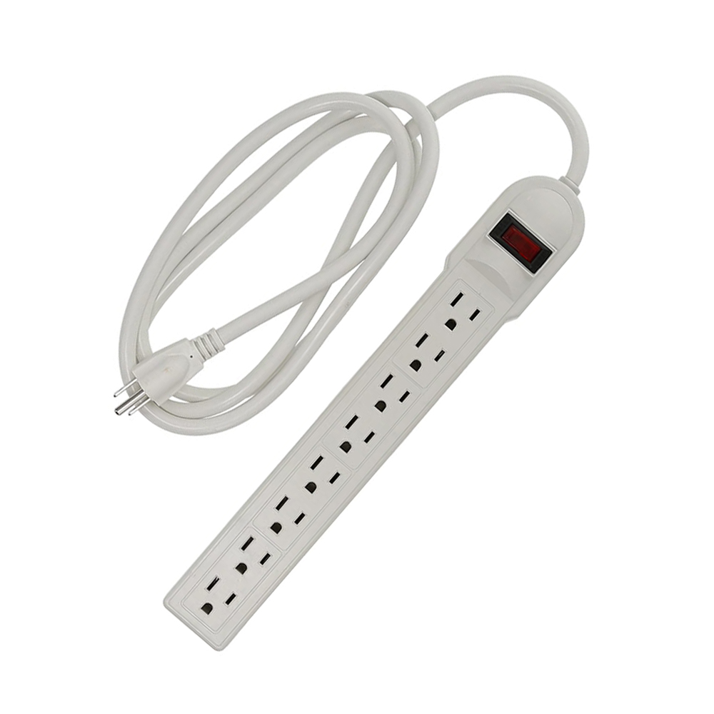 6Ft 8-Outlet Surge Protector 14A