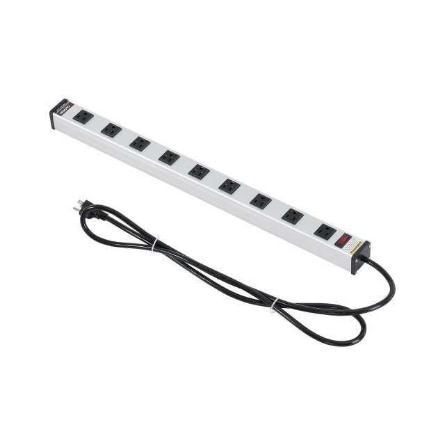 25" 9 OUTLET ALUMINUM POWER STRI