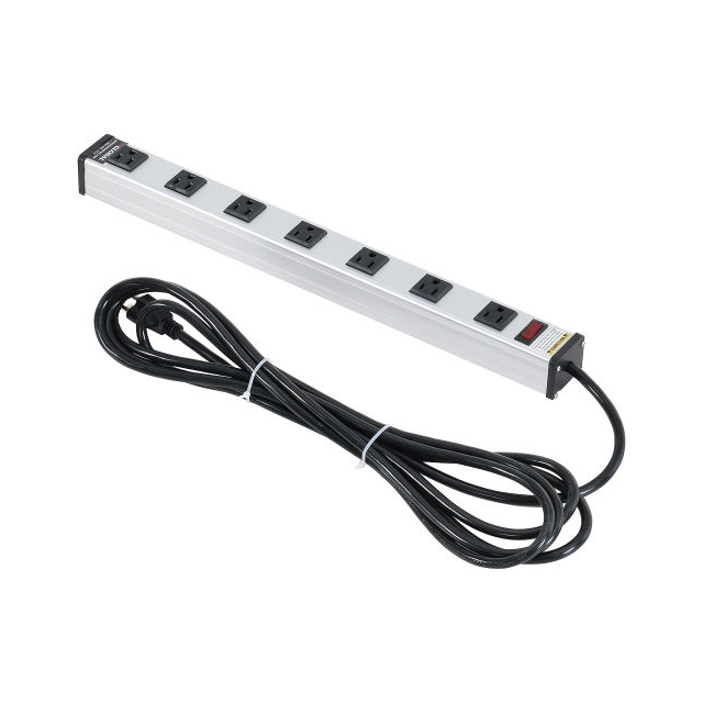 19" 7 OUTLET ALUMINUM POWER STRI