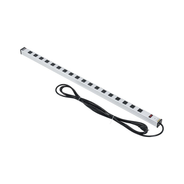 48" 18 OUTLET ALUMINUM POWER STR