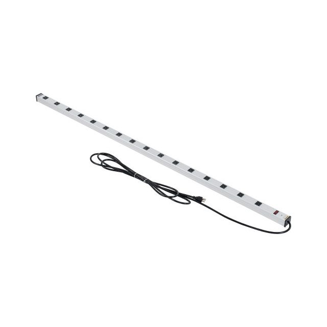 72" 16 OUTLET ALUMINUM POWER STR