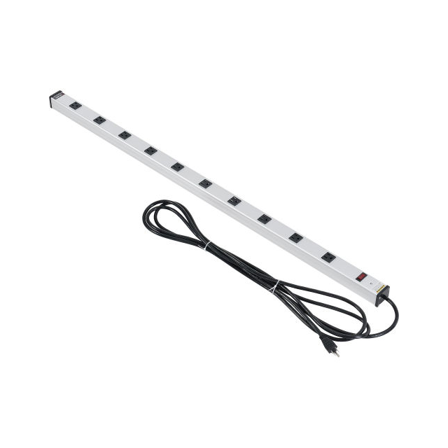 48" 10 OUTLET ALUMINUM POWER STR