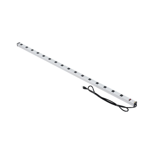72" 16 OUTLET ALUMINUM POWER STR