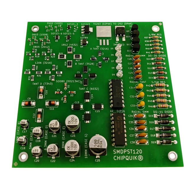 SOLDER TRAINING BOARD WITH MANY