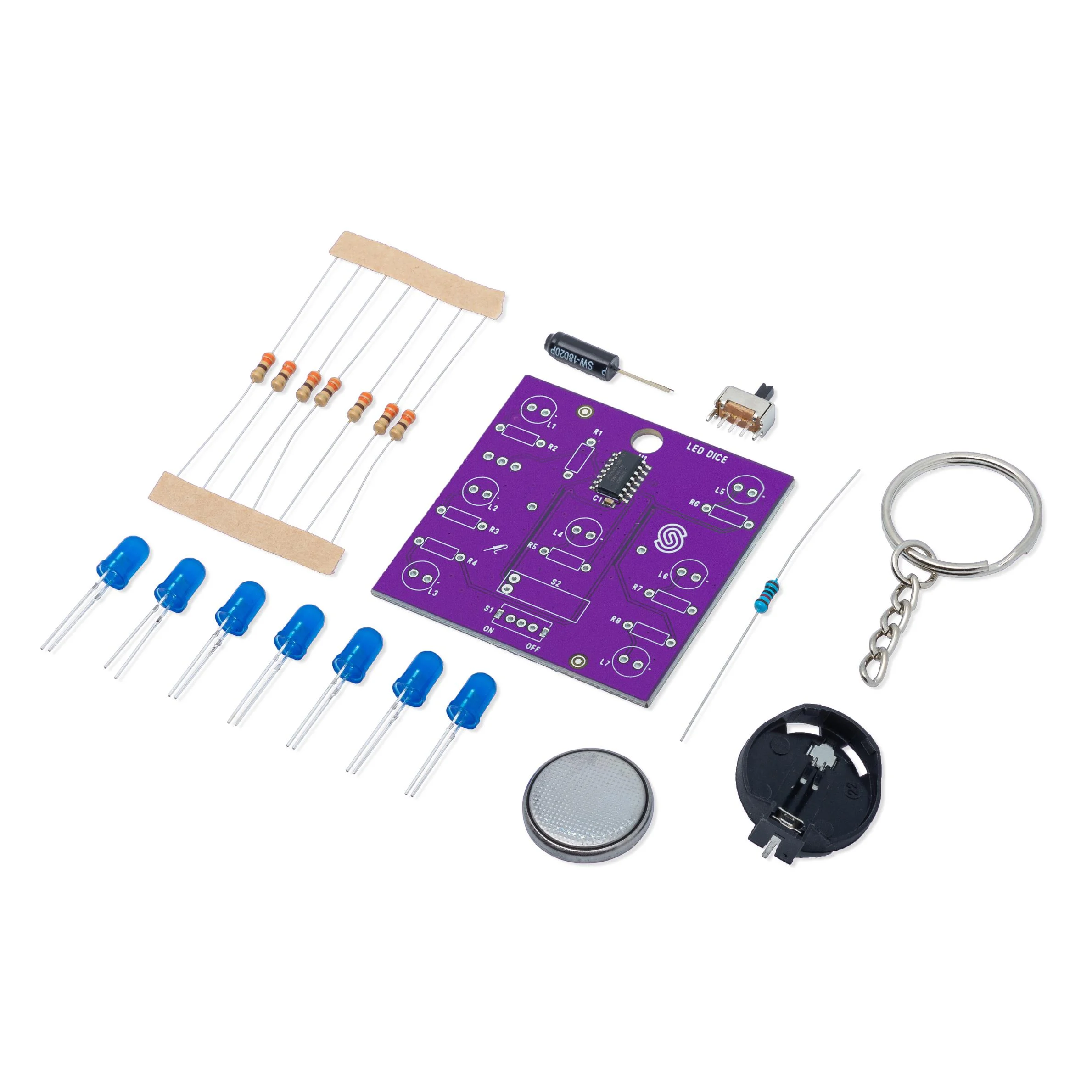 LED DICE SOLDER KIT