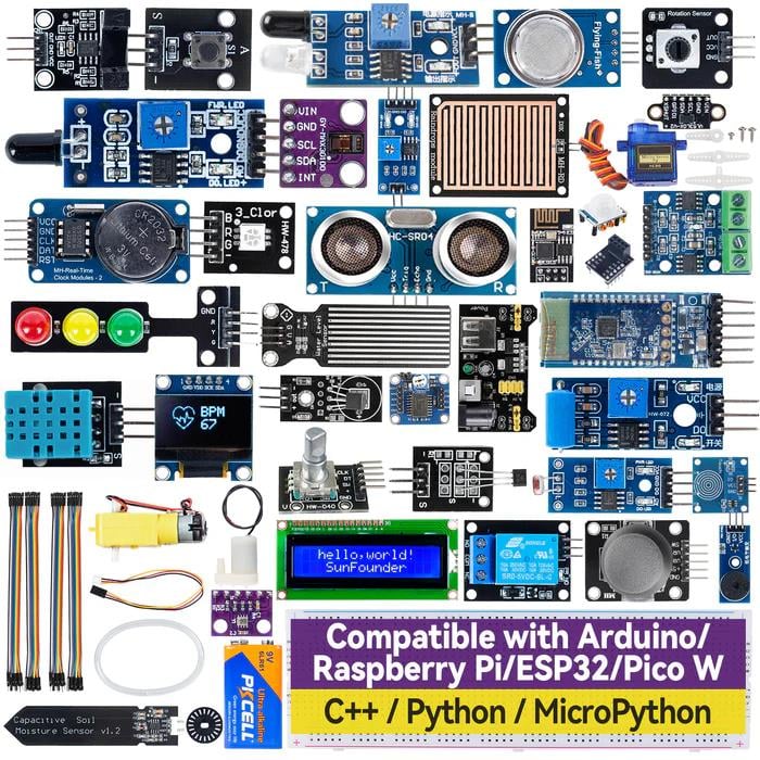 SENSOR KIT FOR ARDUINO ESP32 RPI