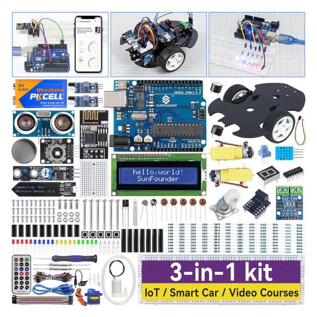 STARTER KIT 3 IN 1 FOR ARDUINO