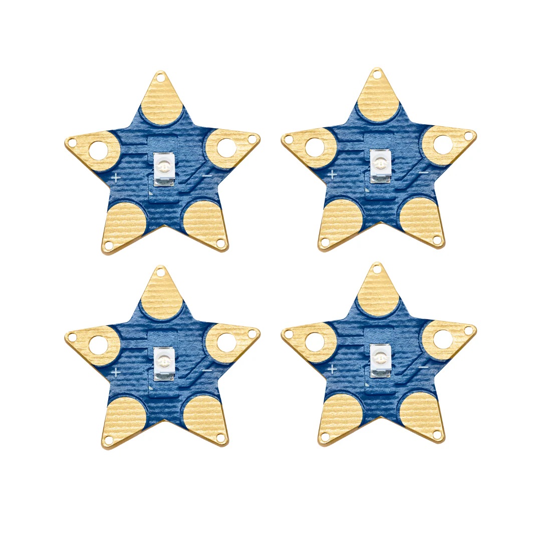Teknikio Star LED (4 pack) - Blu