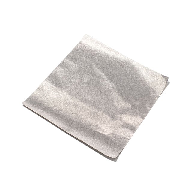 WOVEN FABRIC COND SILVER 20CM SQ