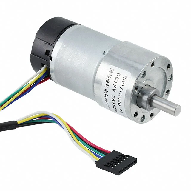GEARMOTOR 251 RPM 12V W/ENCODER