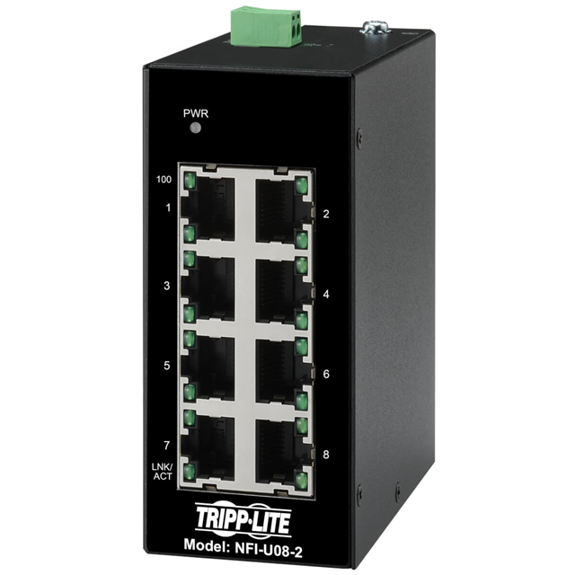 8-PORT UNMANAGED INDUSTRIAL ETHE