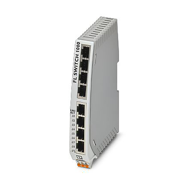 NARROW ETHERNET SWITCH, EIGHT RJ