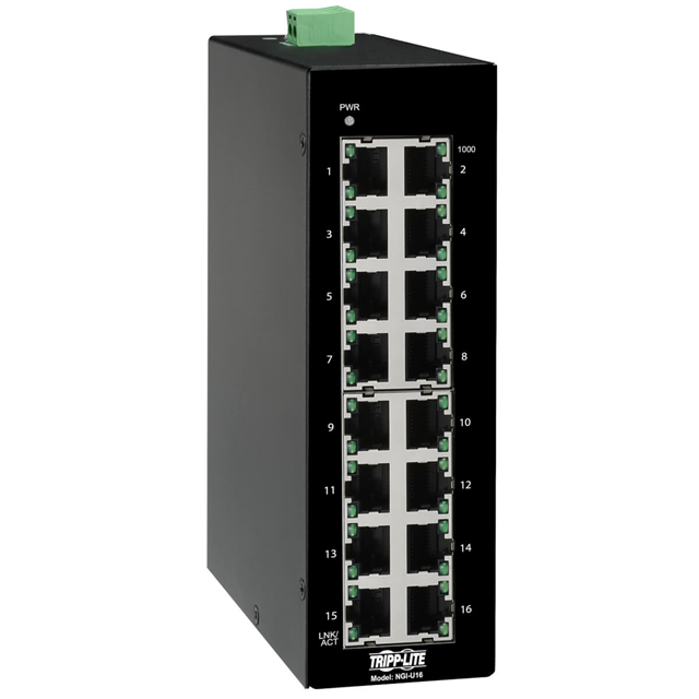 16-PORT UNMANAGED INDUSTRIAL GIG