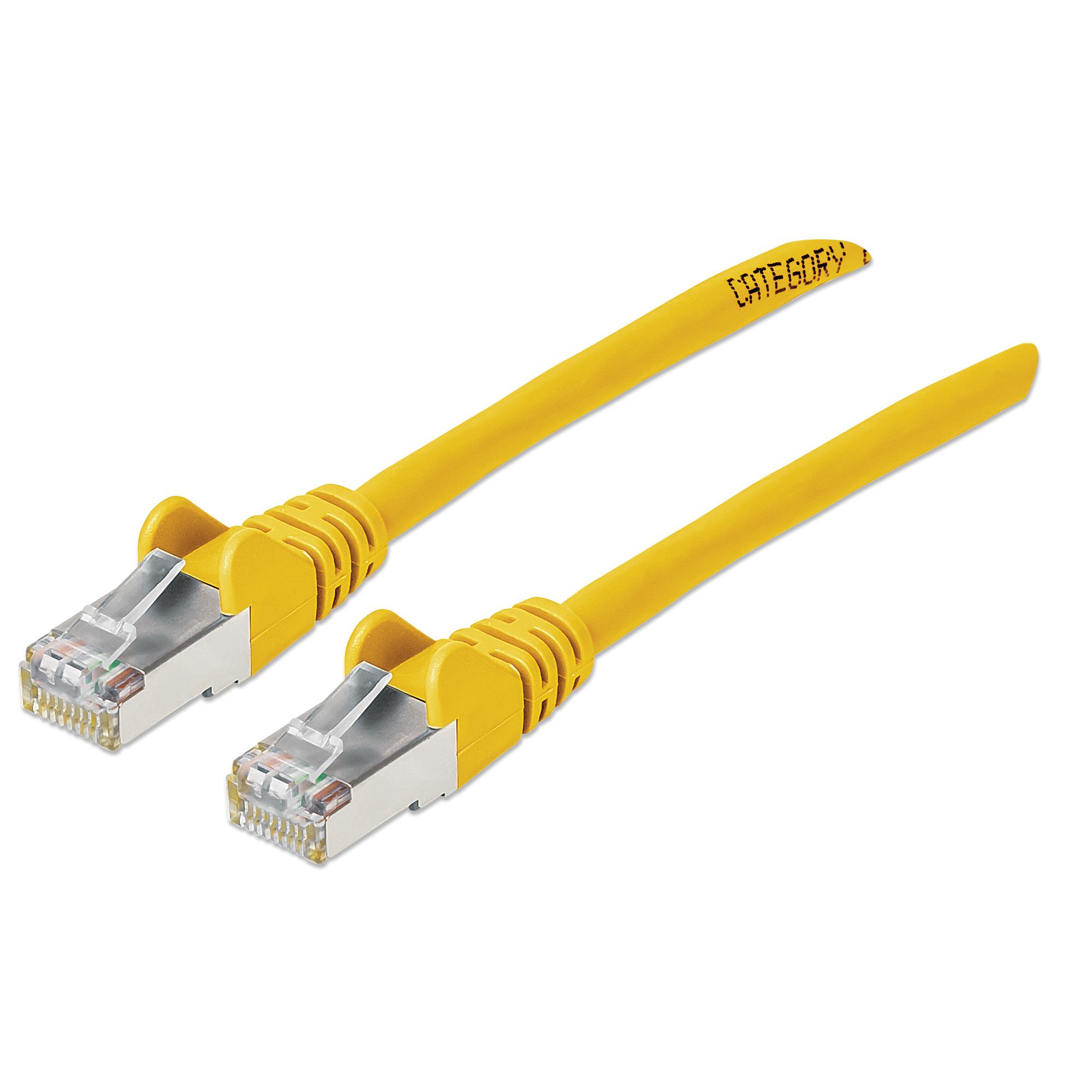 Cat6a SFTP NetwCable 10ft Yellow Cat6a SFTP NetwCable 10ft Yellow