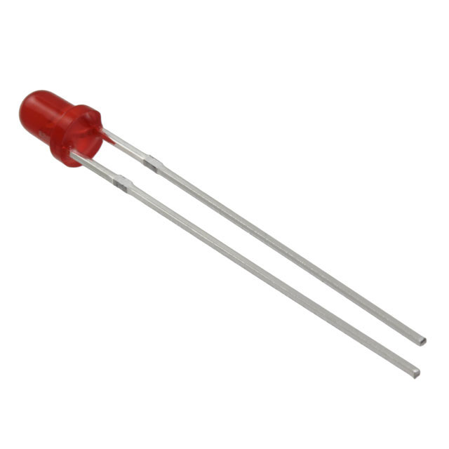 LED RED DIFFUSED 3MM ROUND T/H