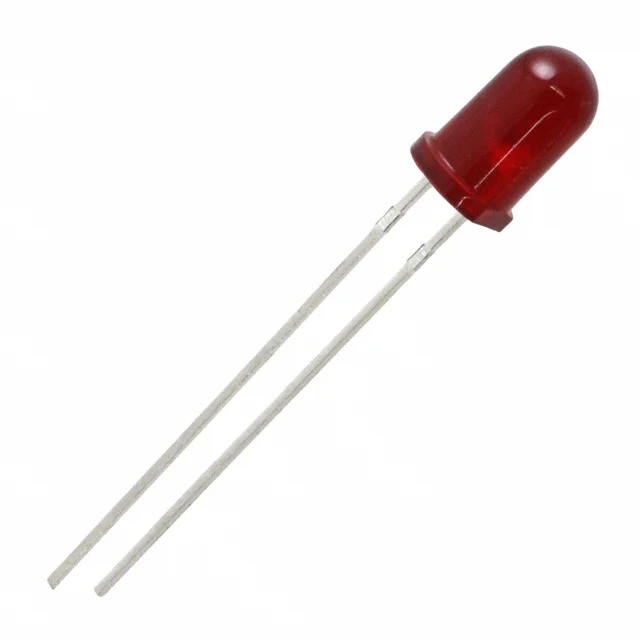 LED RED DIFFUSED T-1 3/4 T/H