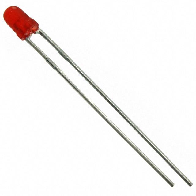 LED RED DIFFUSED T-1 T/H