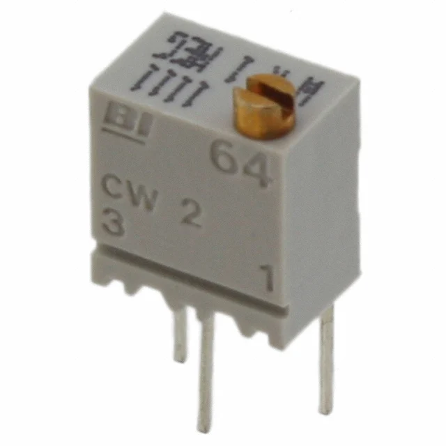 TRIMMER 1M OHM 0.25W PC PIN TOP