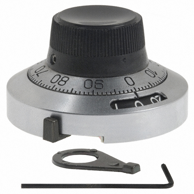 SCALE DIAL 0.25" 20 TURN METAL