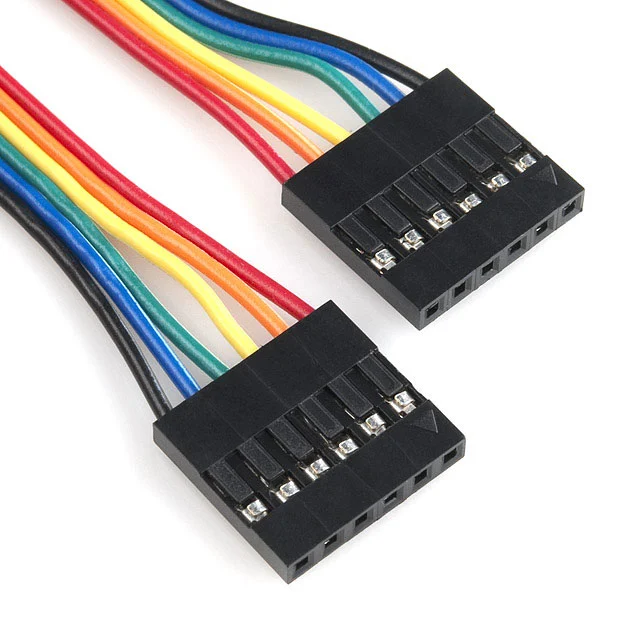 JUMPER WIRE 0.1" 6-PIN 12"