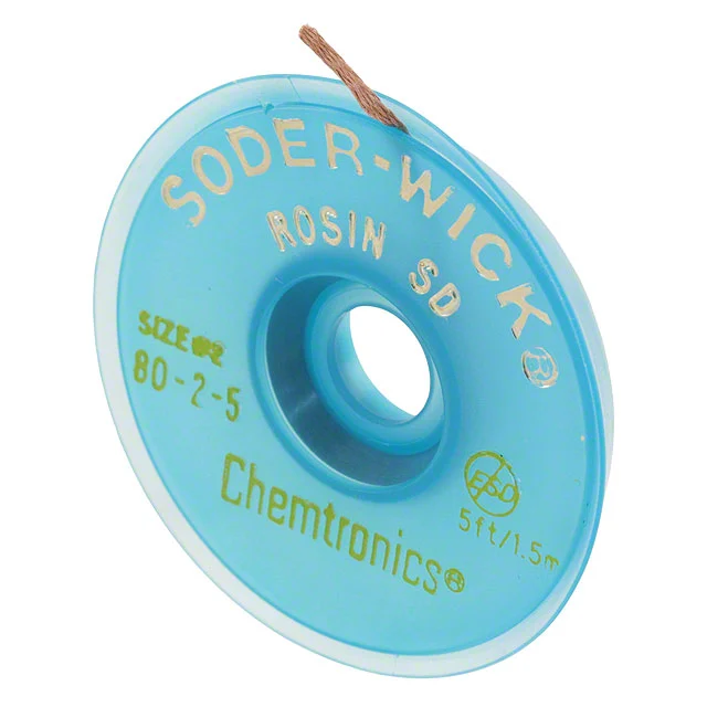 DESOLDER BRAID ROSIN 0.06" 5'